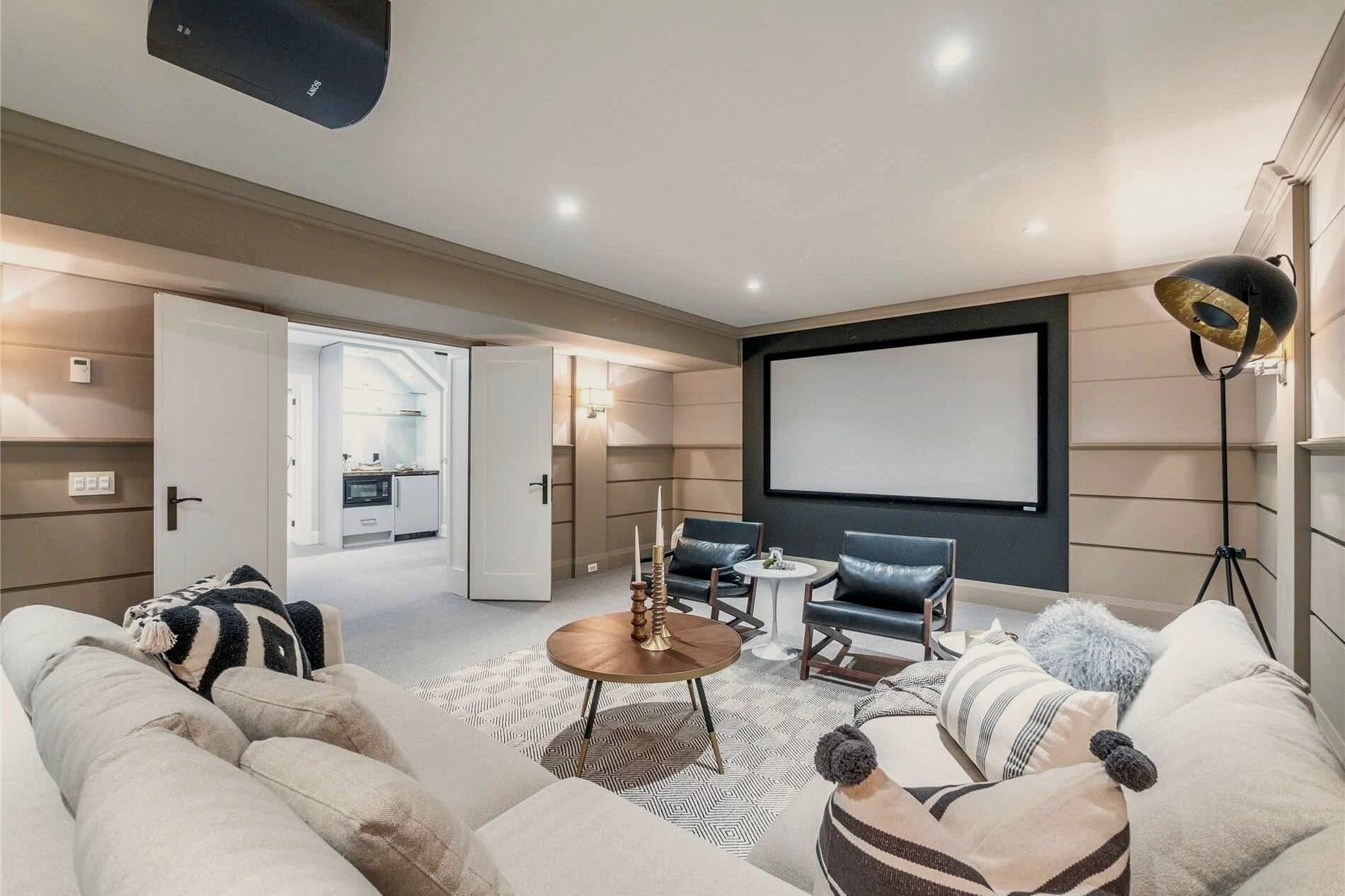 Beach Media Room